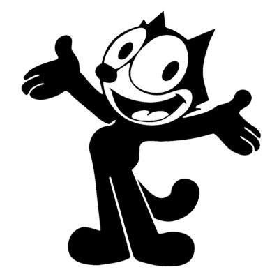 gato félix  Gatos de desenho animado, Personagens de desenhos animados  antigos, Desenho de gorila